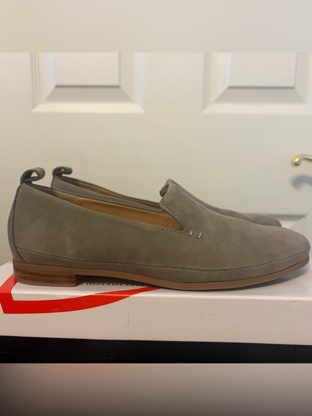 Blondo Gray Suede Slip-On Loafers